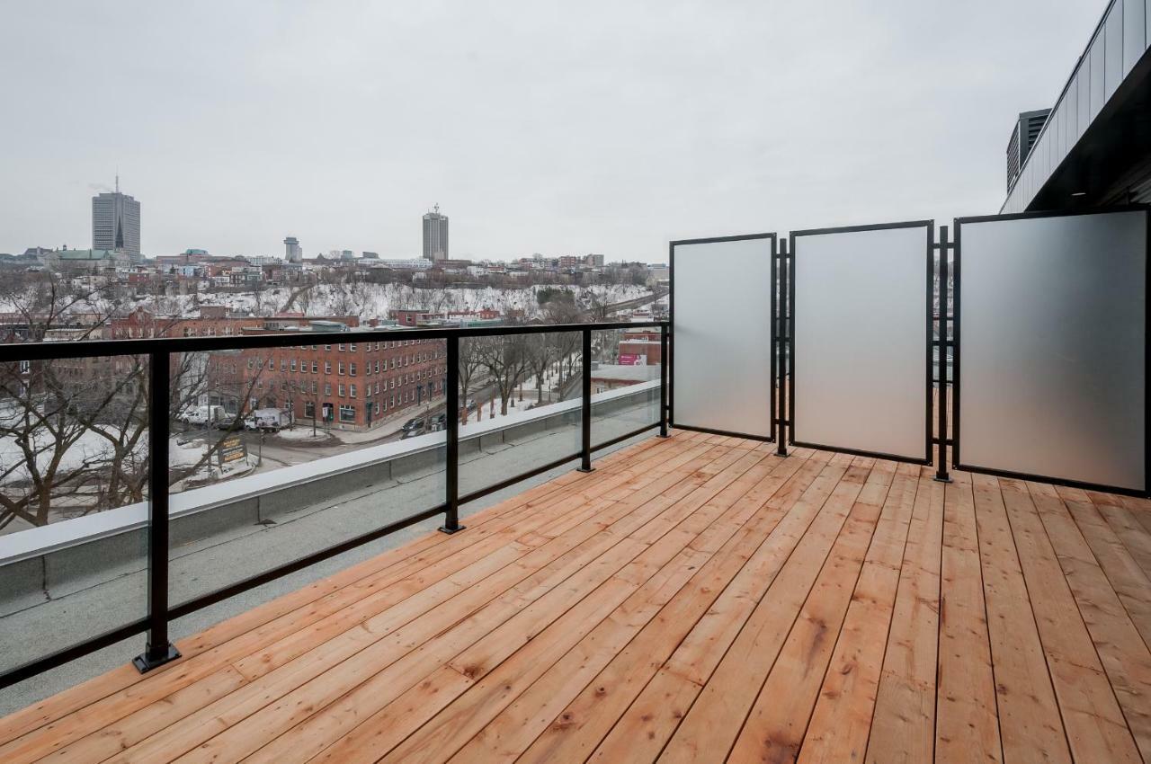 퀘벡 Penthouse On Charest - With Parking And Gym 아파트 외부 사진